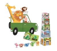Livre et cubes de constructions : les formes 1 livre + 5 cubes - Collectif - Tam-Tam - Boîte ou accessoire - Jeux livres objets