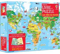 Livre et Puzzle 300 pièces - Les villes du monde | Usborne