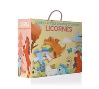 Livre et puzzle cherche et trouve - Licornes