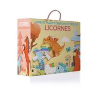 Livre et puzzle cherche et trouve - Licornes - + puzzle - Ronny Gazzola - White Star Kids - Jeux livres objets