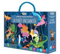Livre et puzzle fantasy - La forêt enchantée - 1 livre + puzzle 60 pieces - AA.VV. - Sassi - Jeux livres objets