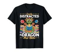 Livre fantastique lisant des créatures mythiques T-Shirt
