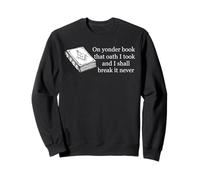 Livre Franc-maçon avec Citation de serment maçonnique sur Le thème de la Franc-maçonnerie Sweatshirt