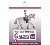 Livre guide fédéral galop 5 à 9 FFE Tome 2 Blanc TU