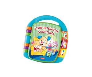 Livre Interactif Comptines Fisher Price pour Bébé