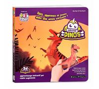 Livre Interactif - HoloToyz - Dinosaure du Jurassique - 3D Animé - Voix Off - Effets Sonores