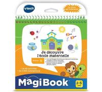 Livre Interactif Magibook - VTECH - Je Découvre L'École Maternelle - Niveau 1 - 32 pages illustrées
