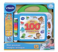 Livre Interactif VTECH Mon Imagier Bilingue - 100 Mots - Bébé - 3 Modes de Jeu