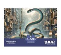 Livre Interdit Serpent 1000 Pièces Jigsaw Puzzle Fantastique Magique Famille Artistique Jeu Éduchatif Qualité Supérieure Jouets 70x50cm/1000pcs