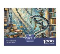 Livre Interdit Serpent 1000 Pièces Jigsaw Puzzle Fantastique Magique Famille Artistique Jeu Éduchatif Défi Jouets 70x50cm/1000pcs