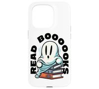 Livre Lecture Fantôme Lire Boooooks Boo Bookworm Halloween Coque pour iPhone 15 Pro