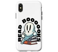 Livre Lecture Fantôme Lire Boooooks Boo Bookworm Halloween Coque pour iPhone X/XS