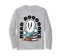 Livre Lecture Fantôme Lire Boooooks Boo Bookworm Halloween Manche Longue