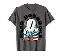 Livre Lecture Fantôme Lire Boooooks Boo Bookworm Halloween T-Shirt