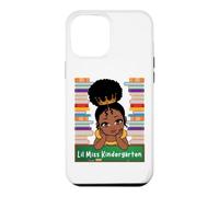 Livre Lil Miss Kindergarten Princess Black Girl Melanin pour Filles Coque pour iPhone 12 Pro Max