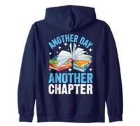 Livre livre citation littéraire Another Day Another Chapter Sweat à Capuche