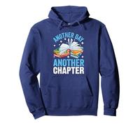 Livre livre citation littéraire Another Day Another Chapter Sweat à Capuche