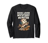 Livre Lover Mystery Hunter Owl Detective Reader Livres Manche Longue