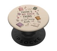 Livre Lover Reading Bibliophile Bookworm Reader Humour PopSockets PopGrip Adhésif