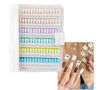 Livre Magnétique D'échantillons D'ongles, Présentoirs Professionnels en Acrylique for 120/180/240 Échantillons, Nuancier Amovible Testé en Salon et Support D'entraînement(White (180 colors))