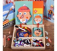 Livre Magnétique Jouet De Cerveau, Jeu De Simulation Portable, Jeu De Table, Forme Assortie, Cadeau Créatif Pour La Journée De L'enfance, Qx2d