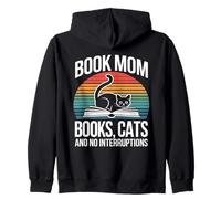 Livre Maman Livres Chats and No Interruptions Sweat à Capuche