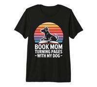 Livre Maman Tournant Pages avec Mon Chien T-Shirt Haut de Gamme