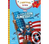 Livre - Marvel - Captain America - Début de CP Niveau 1 - Histoires courtes - Apprentissage de la lecture