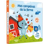 Grace Habib – Mes comptines de la ferme – Cartonné – Auzou