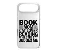 Livre Mom Cat Lover Reading While The Cat Judges Me Coque pour iPhone Air