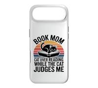 Livre Mom Cat Lover Reading While The Cat Judges Me Coque pour iPhone Air