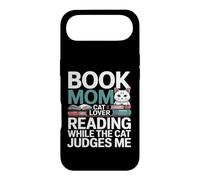 Livre Mom Cat Lover Reading While The Cat Judges Me Coque pour iPhone Air
