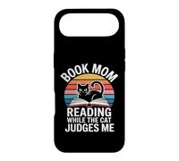 Livre Mom Cat Lover Reading While The Cat Judges Me Coque pour iPhone Air