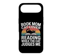 Livre Mom Cat Lover Reading While The Cat Judges Me Coque pour iPhone Air