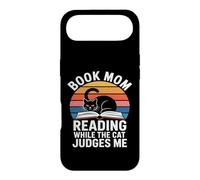 Livre Mom Cat Lover Reading While The Cat Judges Me Coque pour iPhone Air