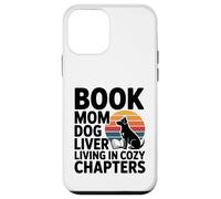 Livre Mom Dog Lover Living in Cozy Chapters Reading Coque pour iPhone 12 Mini