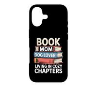 Livre Mom Dog Lover Living in Cozy Chapters Reading Coque pour iPhone 17