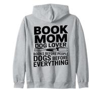 Livre Mom Dog Lover Livres Dogs Before Everything Sweat à Capuche