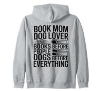 Livre Mom Dog Lover Livres Dogs Before Everything Sweat à Capuche