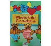 Livre Motif Window Color Les Ours - Modele Peinture Fenetre (Langue Allemand)