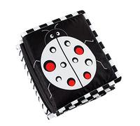 Livre Mou à Contraste élevé Blanc Noir pour bébé à Contraste élevé Jouets Livre Doux pour bébé pour L'éducation Précoce