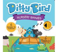 DITTY BIRD Livres musicaux: Comptines Amusantes, La Ferme d'Old MacDonald. Interactifs, adaptés aux Tout-Petits de 1 à 3 Ans. Livres sonores Solides pour bébés.