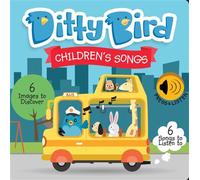 Livre Musical Bébé : Comptines En Anglais - Les Roues De L'Autobus Livre sonore 1 an, sensoriel et interactif adapté aux Tout-Petits de 1 à 3 ans - Mema Publishing - Mema Publishing Ditty Bird - broch