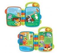 Livre musical et interactif petits loulous version fr - comptines animaux 1ers mots - bebe 6/36 mois - set jouet 1er age et carte