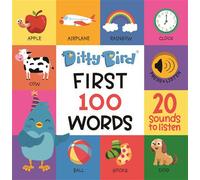 Livre Musical Sensoriel Bébé Des Comptines Sur 100 Mots Livre sonore 1 an, sensoriel et interactif adapté aux Tout-Petits de 1 à 3 ans - Collectif - Mema Publishing Ditty Bird - broché - Méthode de la