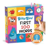 Livre Musical Sensoriel Bébé Des Comptines Sur 100 Mots Livre sonore 1 an, sensoriel et interactif adapté aux Tout-Petits de 1 à 3 ans - Collectif - Mema Publishing Ditty Bird - broché - Méthode de la