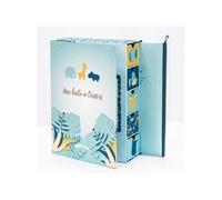 Livre naissance Zanimo - + Boîte à trésors - Bleu - 22,5 x 31 cm