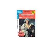 Livre Nathan Manon Lescaut - Carrés Classiques Poche BAC Français 1re 2026 Couverture illustrée