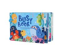 Livre Occupé pour - Ensemble De Jeu Éducatif en Papier pour Tout-Petits, Album D'exercices avec Autocollants Amovibles, Jouet d'apprentissage pour Les Moments Calmes, Ressource De Formation