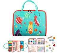 Livre Occupé Pour Les Tout-petits - Livre Occupé La Maternelle - Planches Occupées De Dessins Animés En Feutre | Activités D'apprentissage Préscolaire Game Apprentissage Précoce Soft Sensory Board